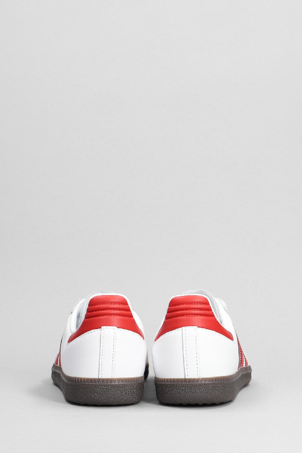 Deliberti Adidas Sneakers Samba Og In Pelle Bianca Cod. 384176 - Deliberti The Luxury Shopping