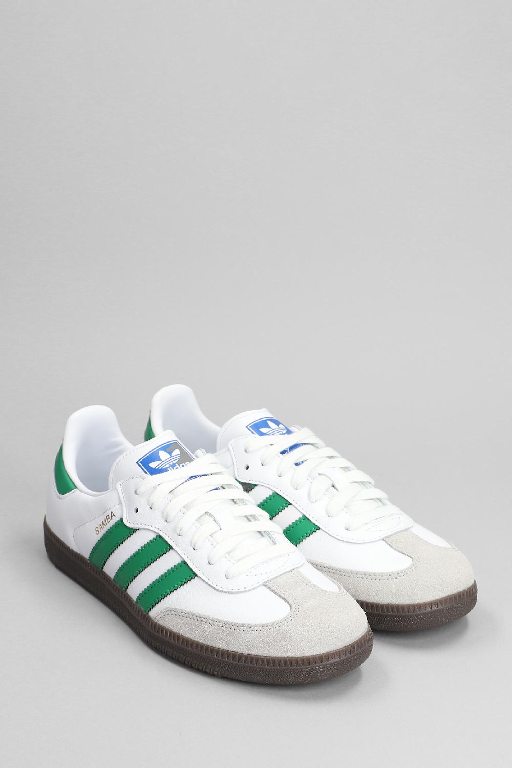 Deliberti Adidas Sneakers Samba Og In Pelle Bianca Cod. 384643 - Deliberti The Luxury Shopping