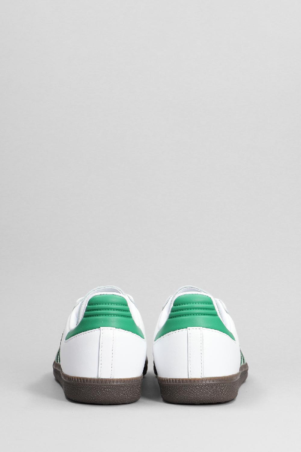 Deliberti Adidas Sneakers Samba Og In Pelle Bianca Cod. 384643 - Deliberti The Luxury Shopping