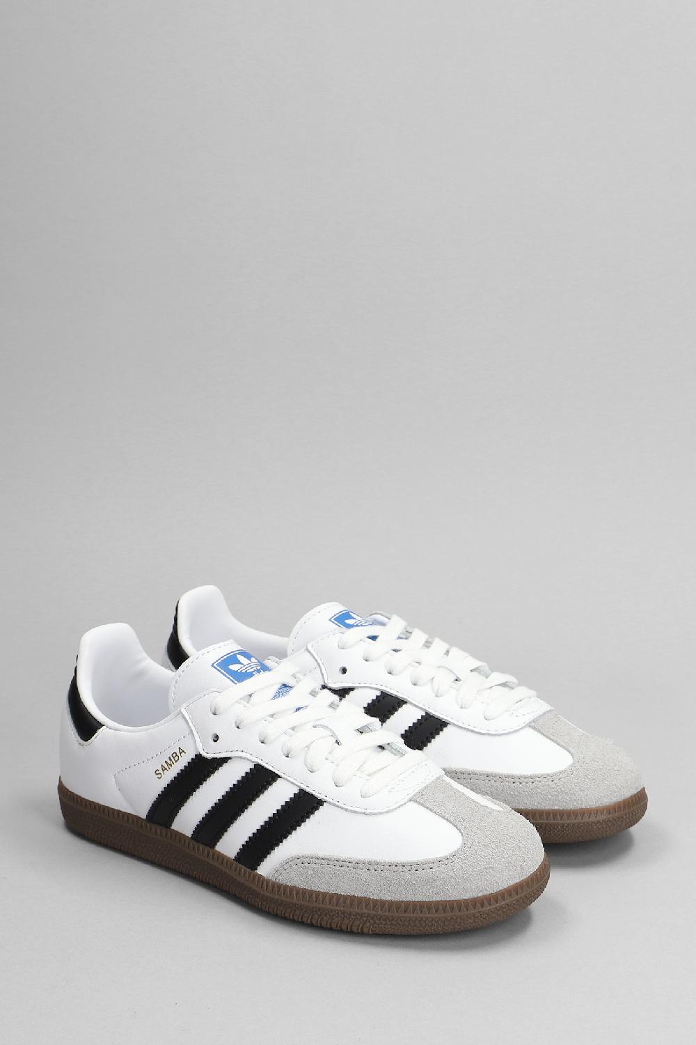 Deliberti Adidas Sneakers Samba Og In Pelle Bianca Cod. 399360 - Deliberti The Luxury Shopping