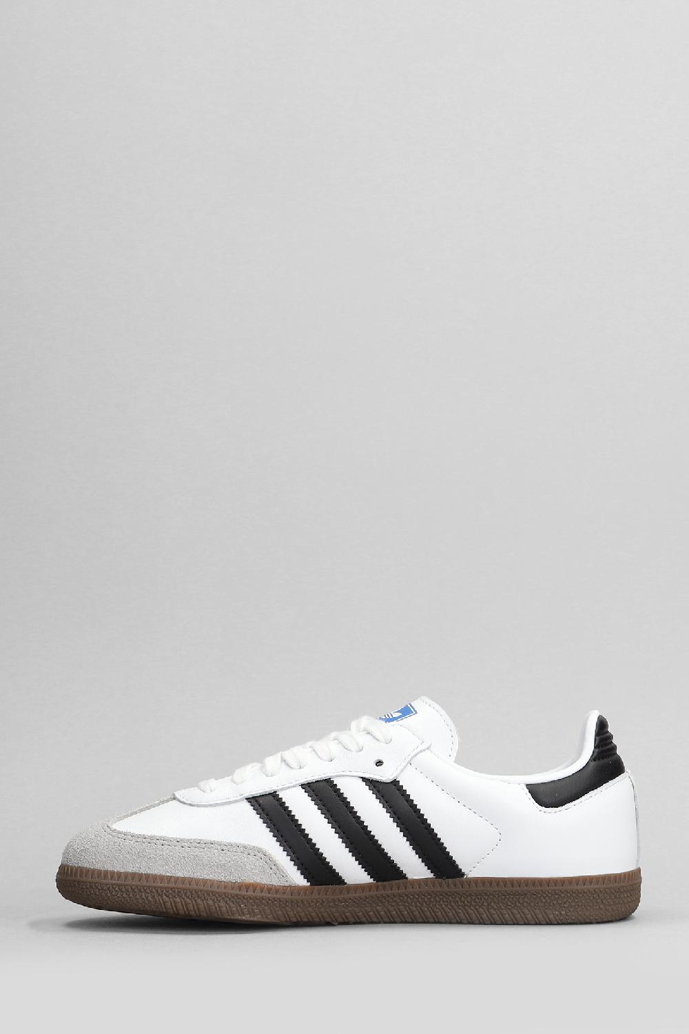 Deliberti Adidas Sneakers Samba Og In Pelle Bianca Cod. 399360 - Deliberti The Luxury Shopping