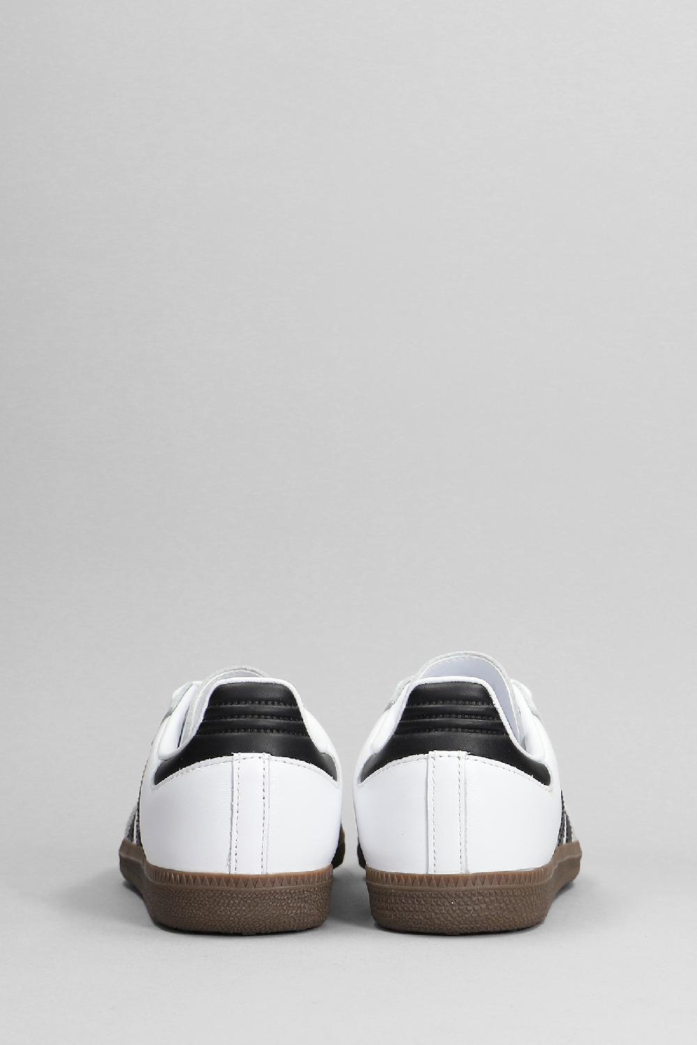 Deliberti Adidas Sneakers Samba Og In Pelle Bianca Cod. 399360 - Deliberti The Luxury Shopping