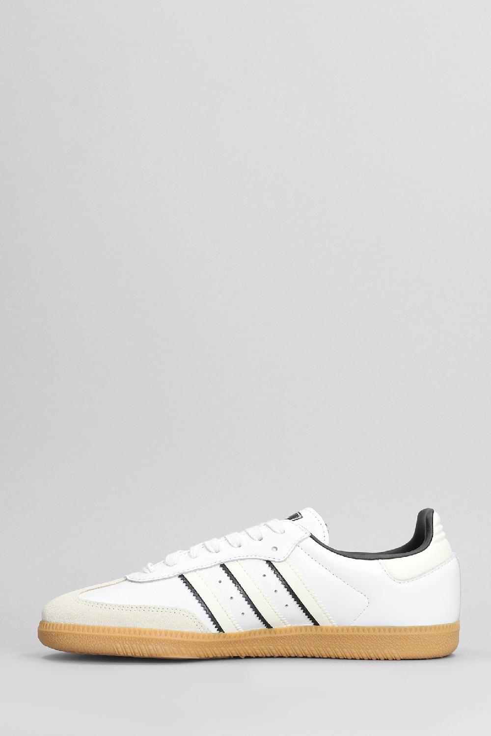 Deliberti Adidas Sneakers Samba Og In Pelle Bianca Cod. 403248 - Deliberti The Luxury Shopping