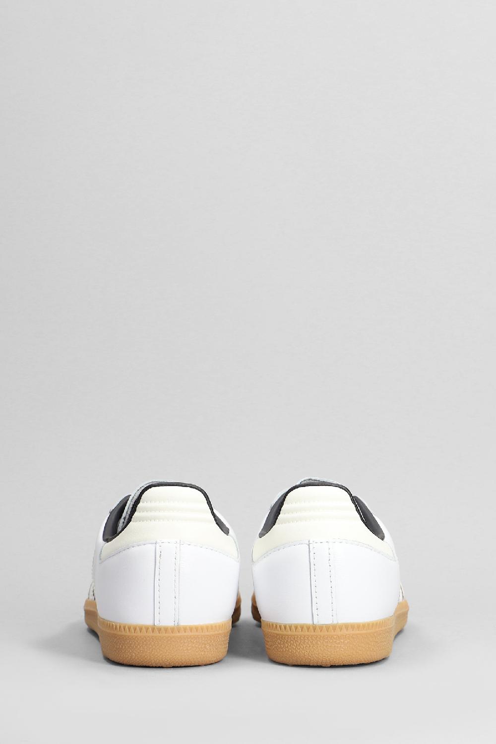 Deliberti Adidas Sneakers Samba Og In Pelle Bianca Cod. 403248 - Deliberti The Luxury Shopping