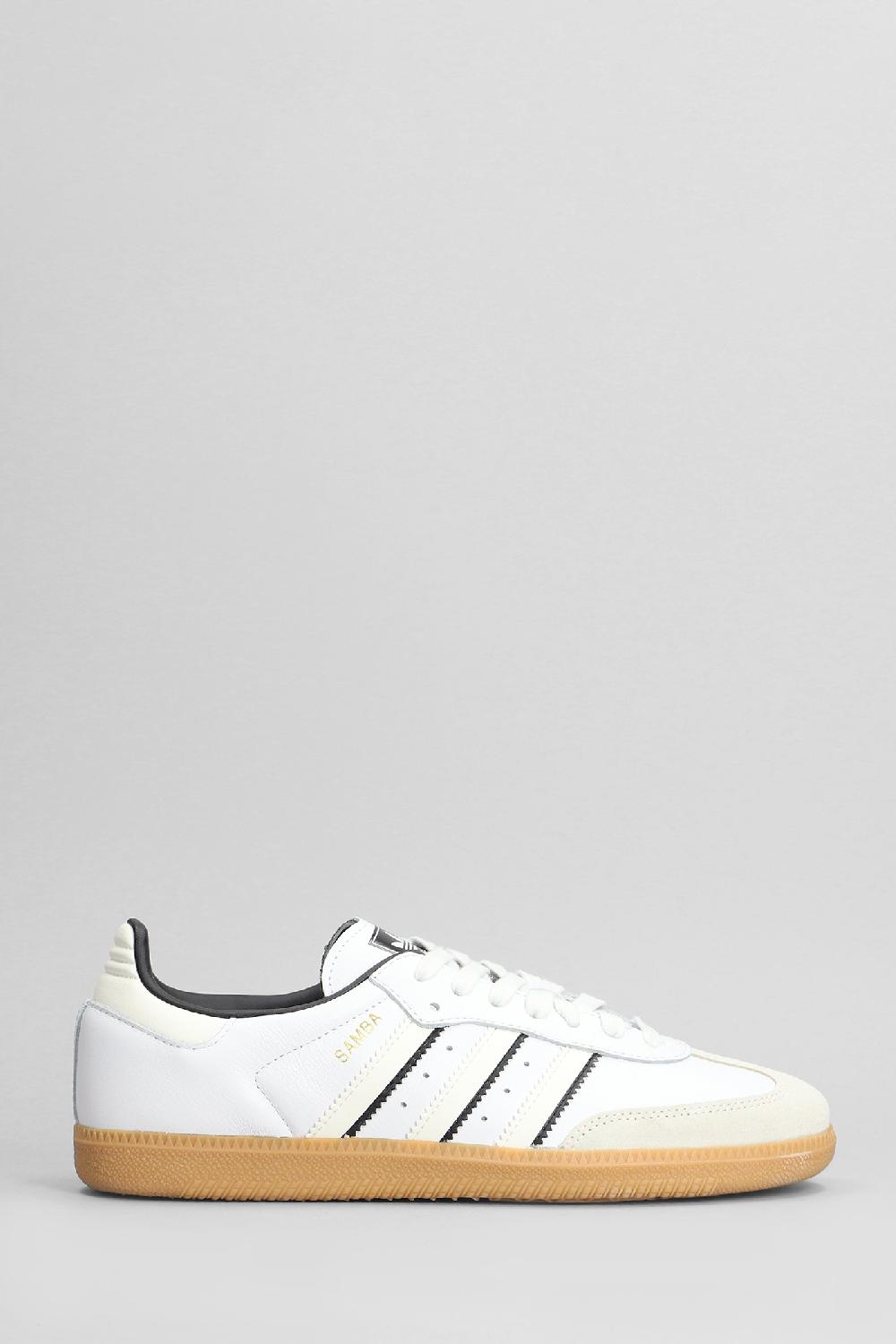 Deliberti Adidas Sneakers samba og in pelle bianca cod. 403248 - Deliberti The Luxury Shopping