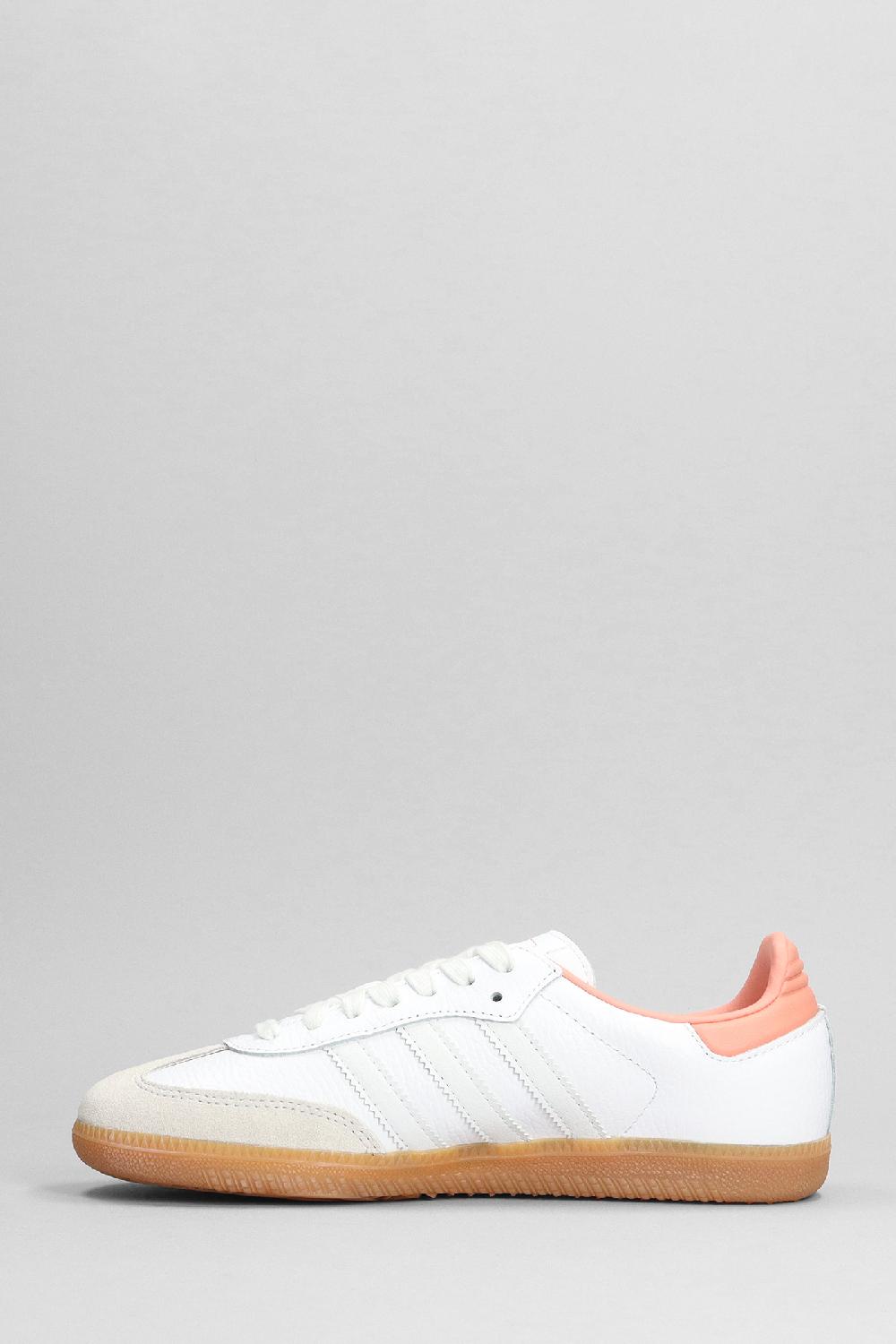 Deliberti Adidas Sneakers Samba Og W In Pelle E Camoscio Bianco Cod. 381064 - Deliberti The Luxury Shopping