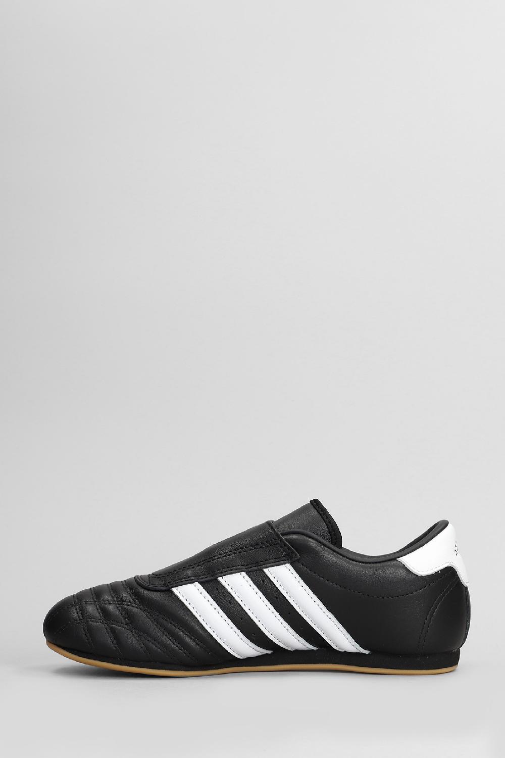 Deliberti Adidas Sneakers Taekwondo In Pelle Nera Cod. 408601 - Deliberti The Luxury Shopping