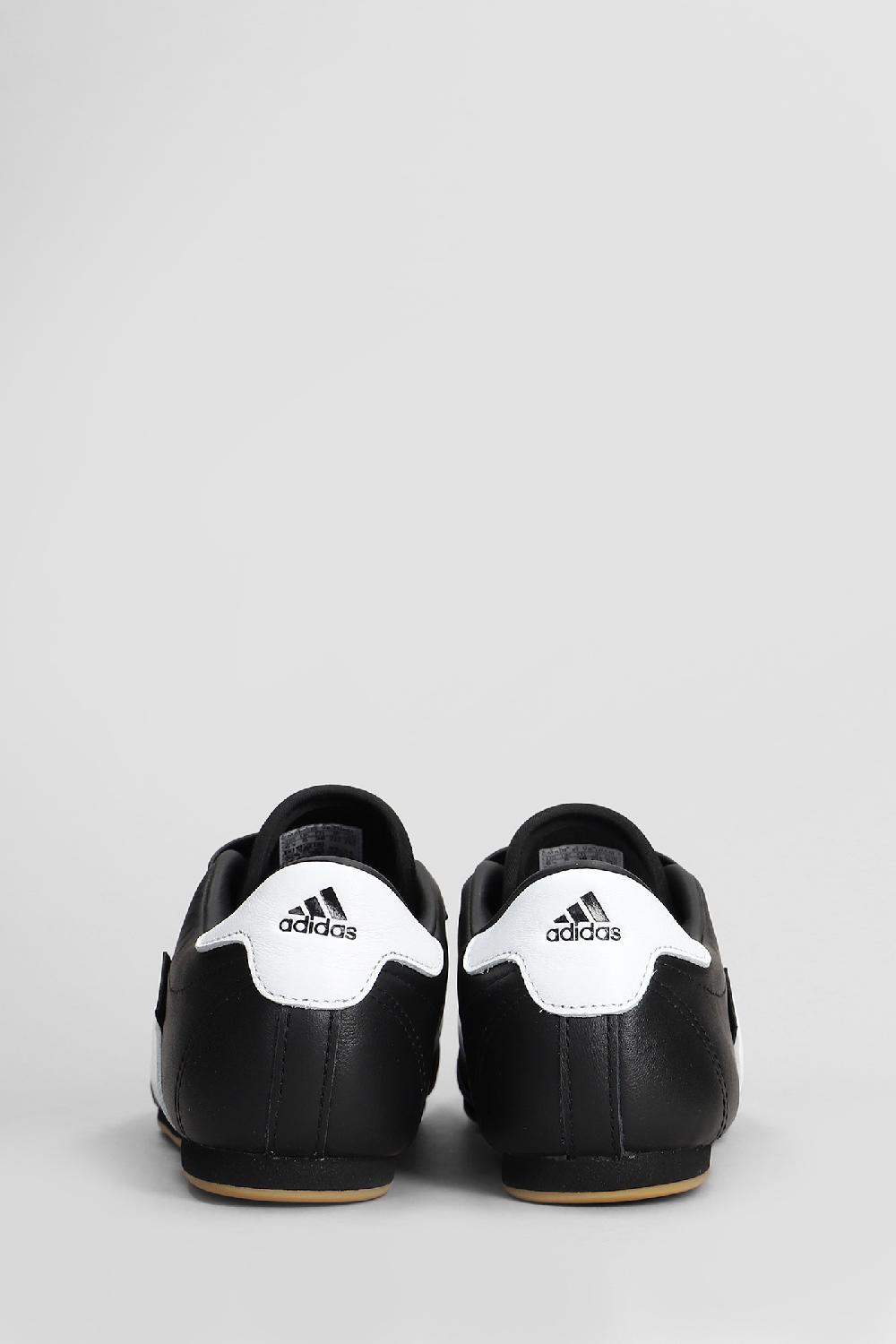 Deliberti Adidas Sneakers Taekwondo In Pelle Nera Cod. 408601 - Deliberti The Luxury Shopping