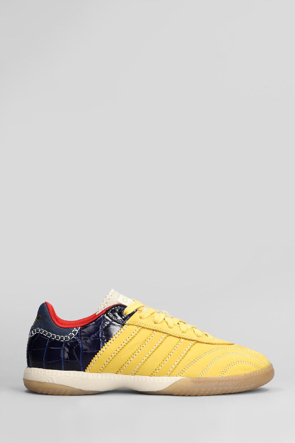 Deliberti Adidas x Wales Bonner Sneakers samba suede in camoscio giallo cod. 410071 - Deliberti The Luxury Shopping