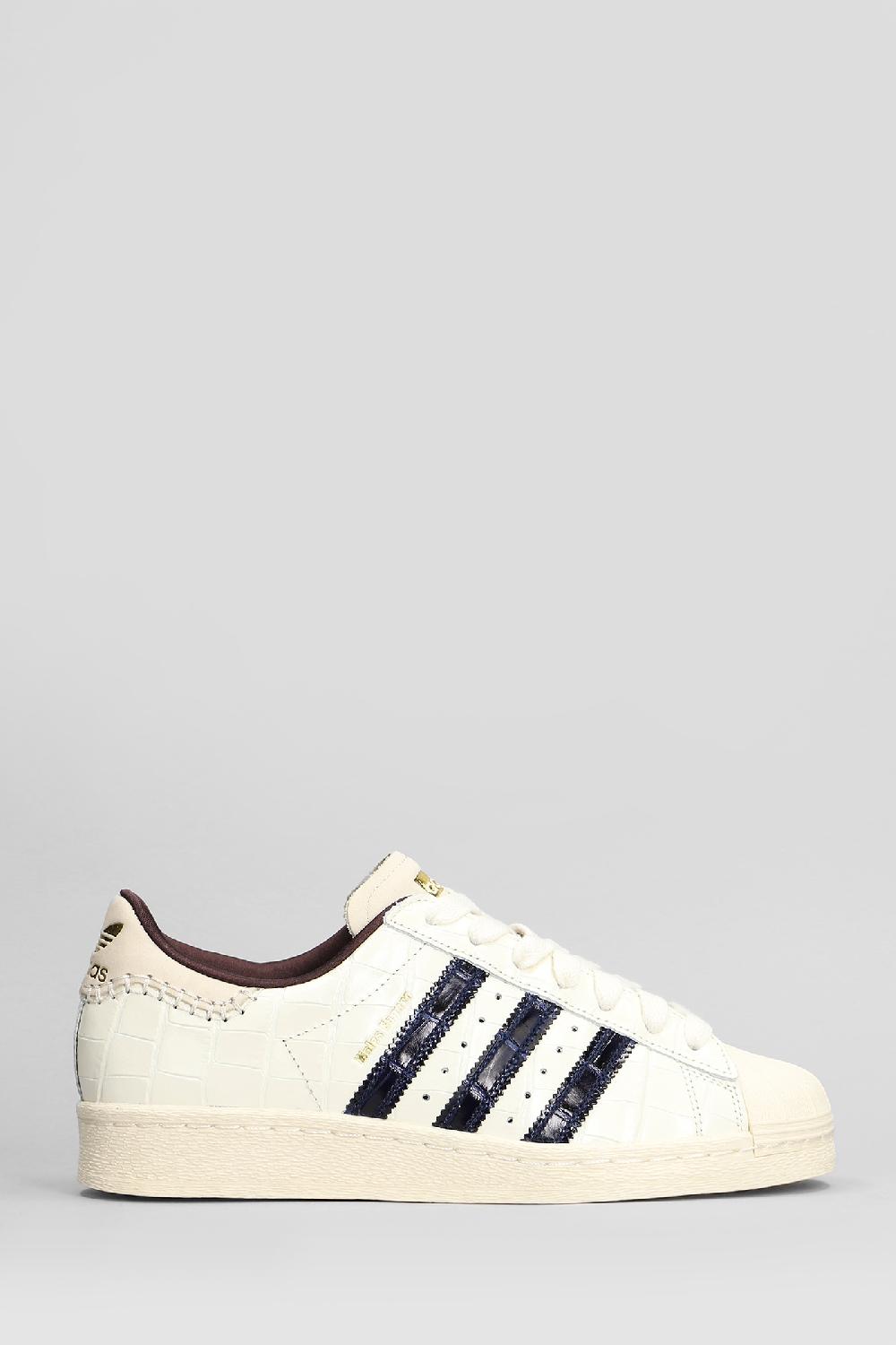 Deliberti Adidas x Wales Bonner Sneakers superstar in pelle bianca cod. 410082 - Deliberti The Luxury Shopping