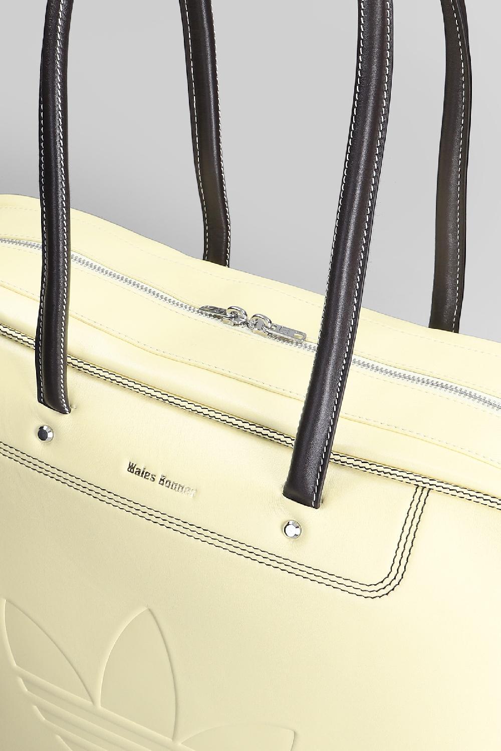 Deliberti Adidas X Wales Bonner Tote Large Bag In Pelle Gialla Cod. 410073 - Deliberti The Luxury Shopping