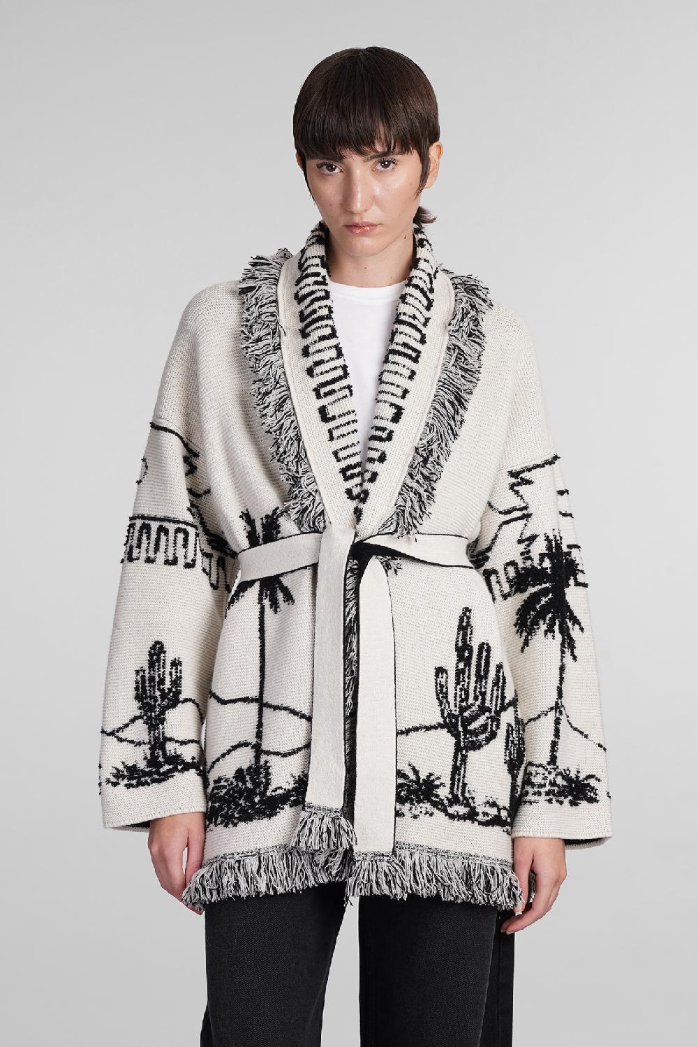 Deliberti Alanui Cardigan in cashmere beige cod. 408023 - Deliberti The Luxury Shopping