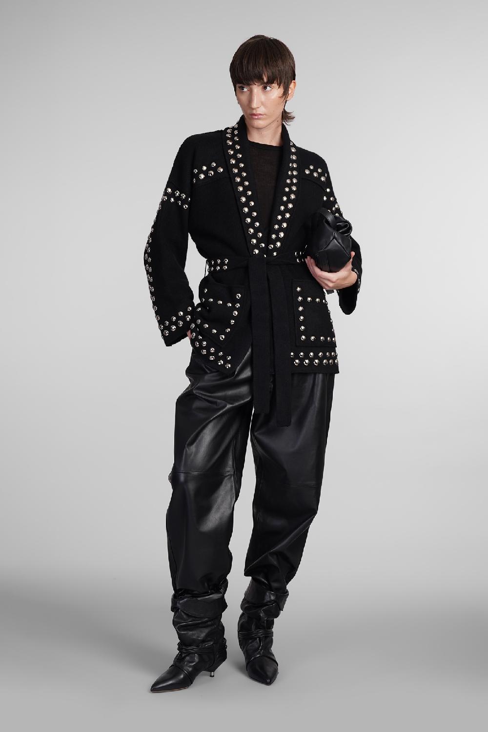 Deliberti Alanui Cardigan In Lana Nera Cod. 409056 - Deliberti The Luxury Shopping