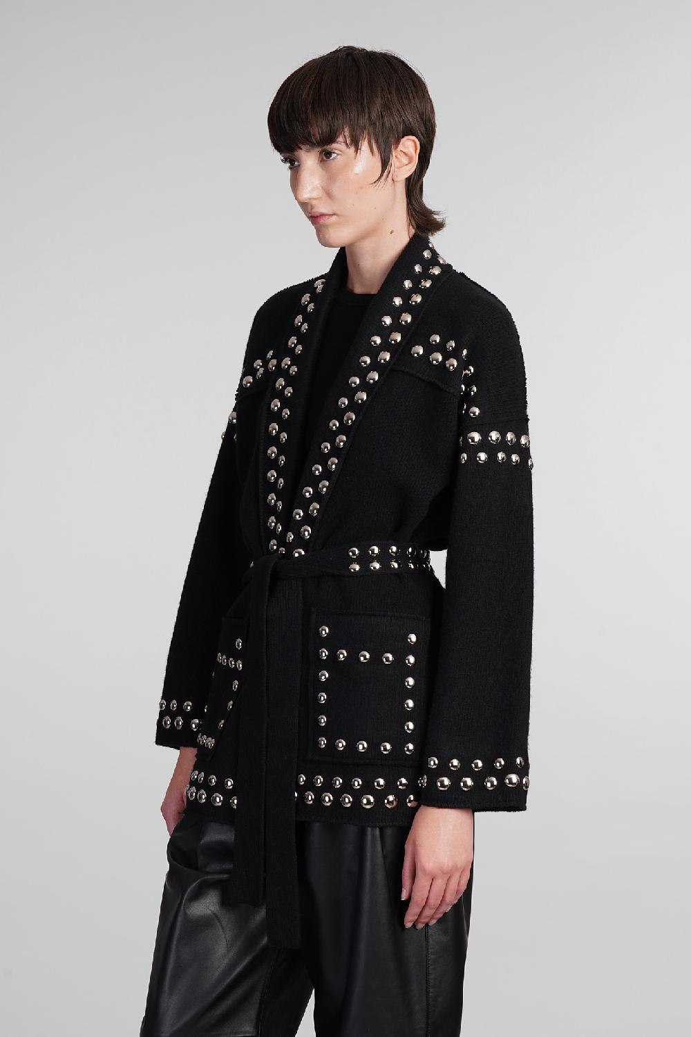 Deliberti Alanui Cardigan In Lana Nera Cod. 409056 - Deliberti The Luxury Shopping