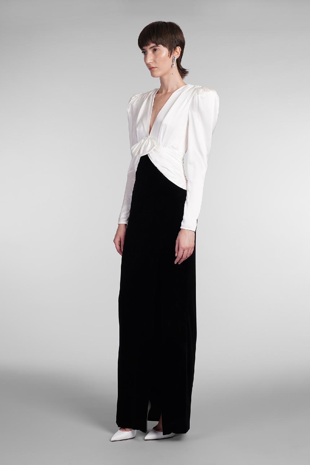 Deliberti Alessandra Rich Abito In Seta Bianca Cod. 403760 - Deliberti The Luxury Shopping