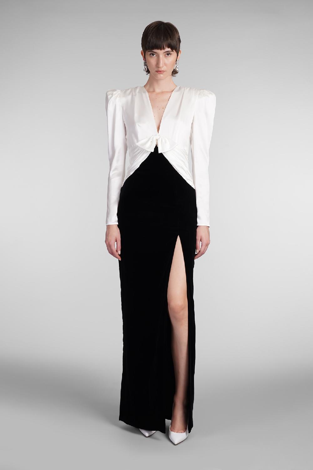 Deliberti Alessandra Rich Abito in seta bianca cod. 403760 - Deliberti The Luxury Shopping