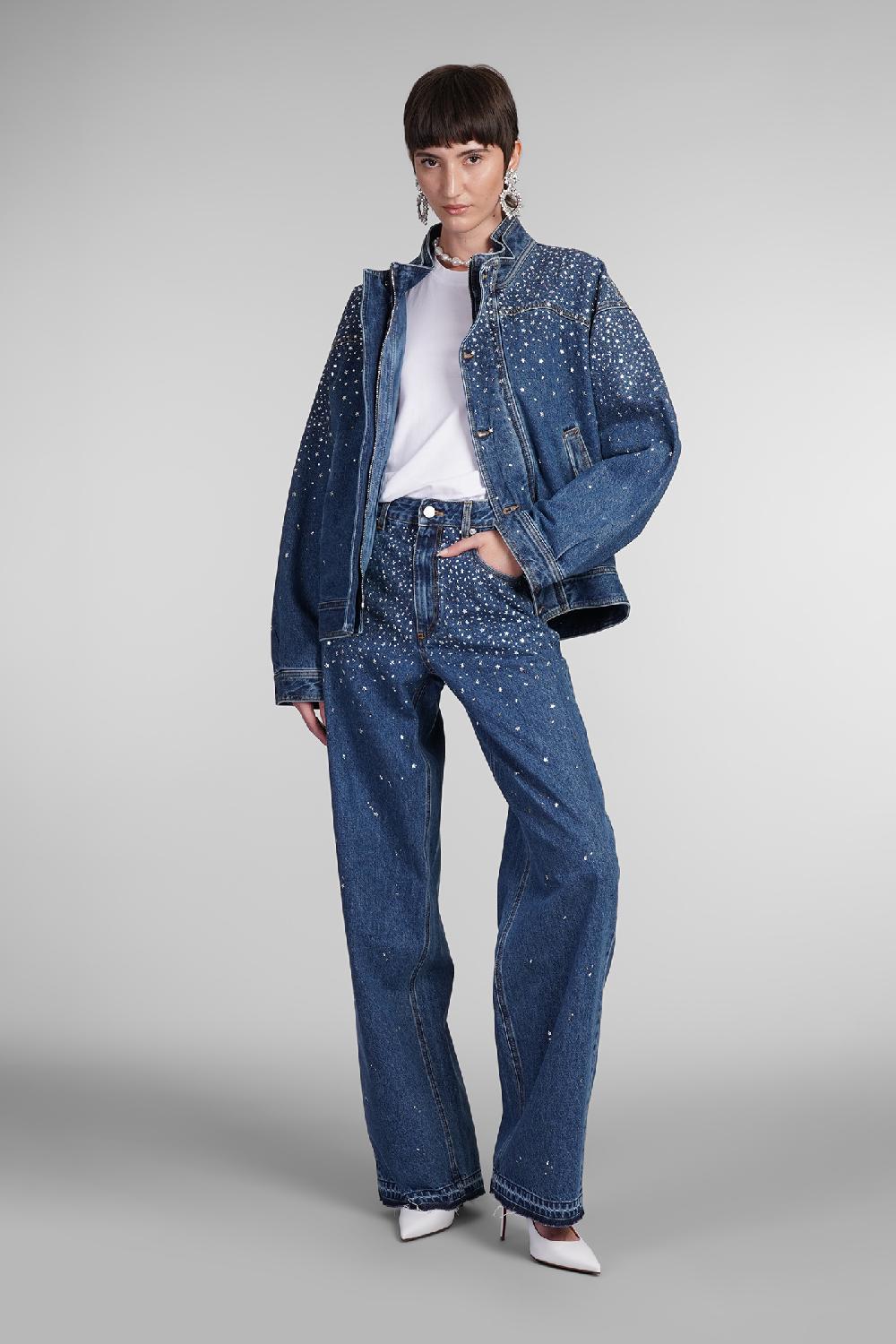 Deliberti Alessandra Rich Jeans In Cotone Blu Cod. 403757 - Deliberti The Luxury Shopping
