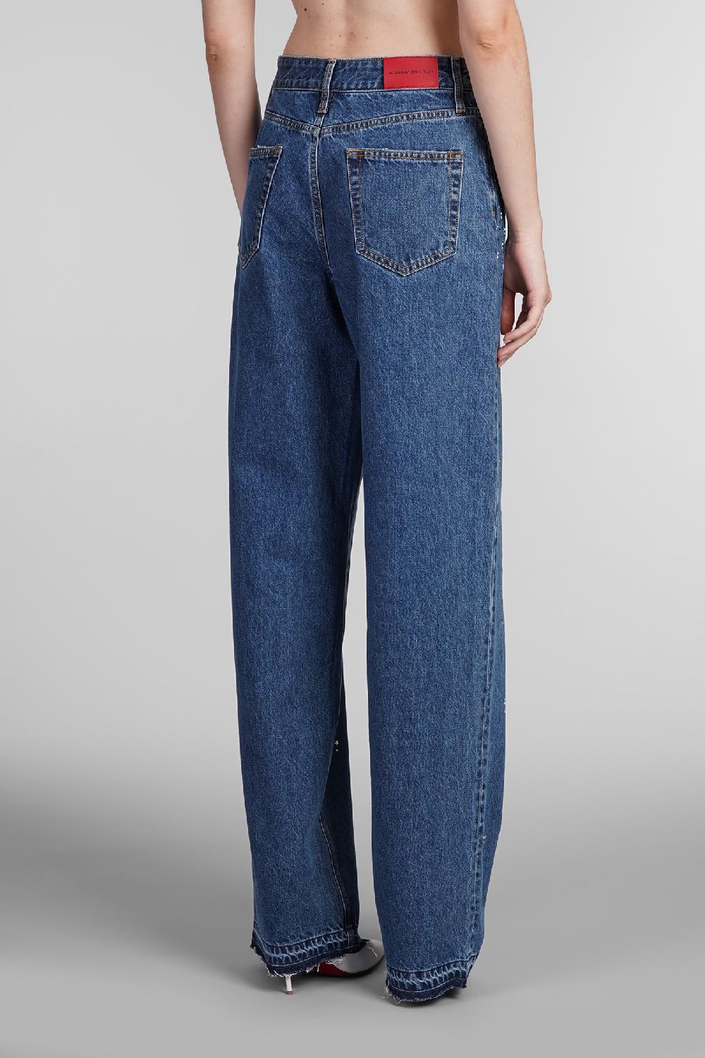 Deliberti Alessandra Rich Jeans In Cotone Blu Cod. 403757 - Deliberti The Luxury Shopping