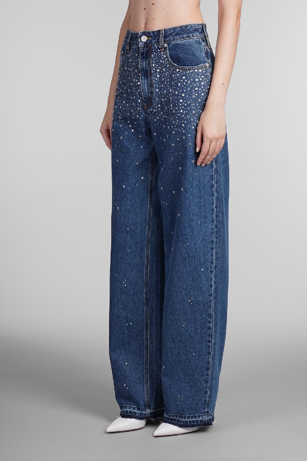 Deliberti Alessandra Rich Jeans In Cotone Blu Cod. 403757 - Deliberti The Luxury Shopping