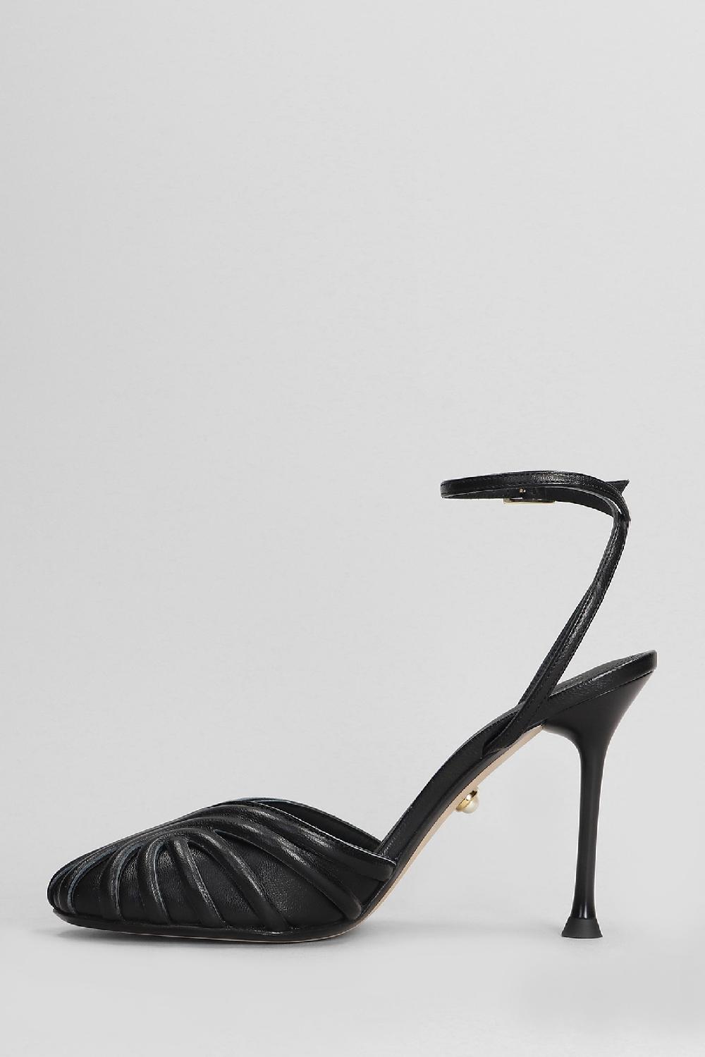 Deliberti Alevi Milano Decollete Thalia 095 In Pelle Nera Cod. 404717 - Deliberti The Luxury Shopping