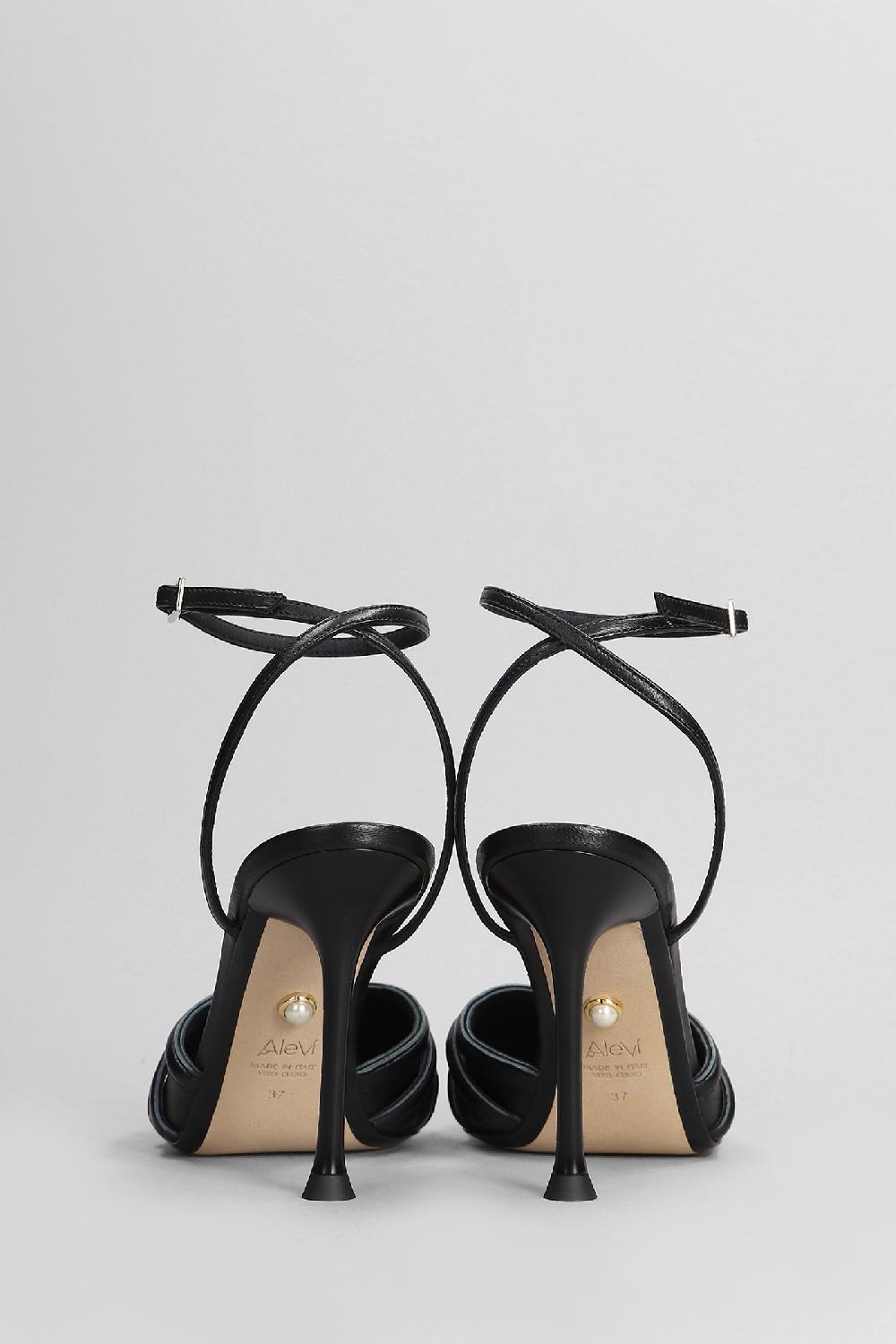 Deliberti Alevi Milano Decollete Thalia 095 In Pelle Nera Cod. 404717 - Deliberti The Luxury Shopping