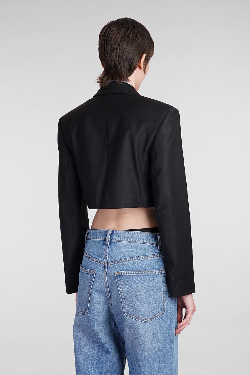 Deliberti Alexander Wang Blazer In Lana Nera Cod. 401583 - Deliberti The Luxury Shopping