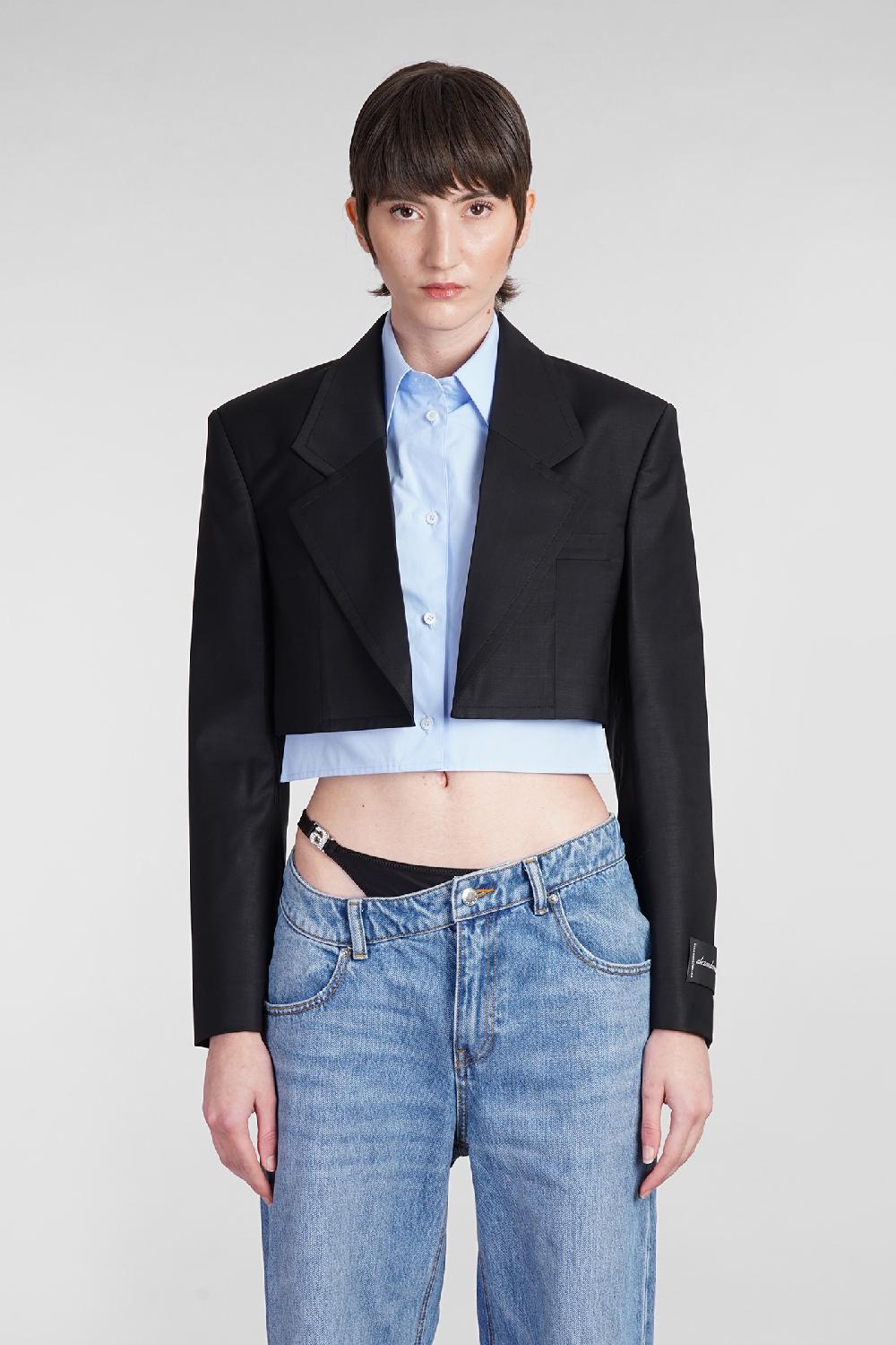 Deliberti Alexander Wang Blazer in lana nera cod. 401583 - Deliberti The Luxury Shopping