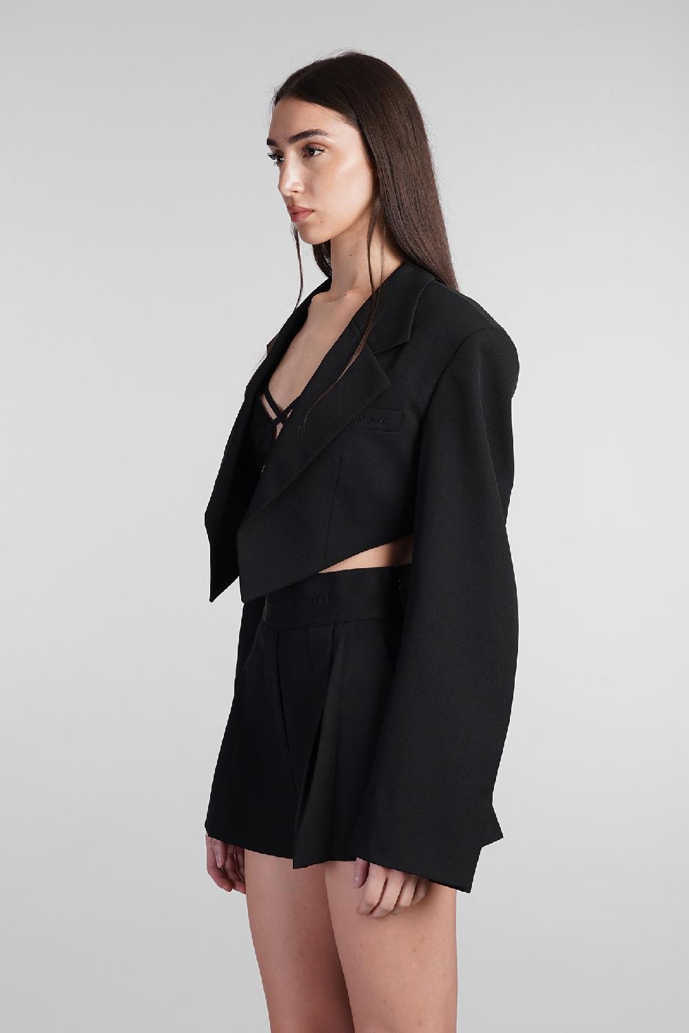 Deliberti Alexander Wang Blazer In Lana Nera Cod. 408594 - Deliberti The Luxury Shopping