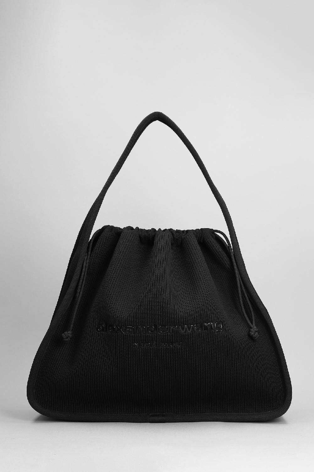 Deliberti Alexander Wang Borsa a mano ryan in poliestere nero cod. 396459 - Deliberti The Luxury Shopping