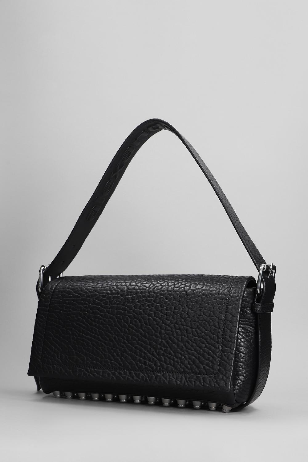 Deliberti Alexander Wang Borsa A Spalla Medium Flap In Pelle Nera Cod. 401578 - Deliberti The Luxury Shopping