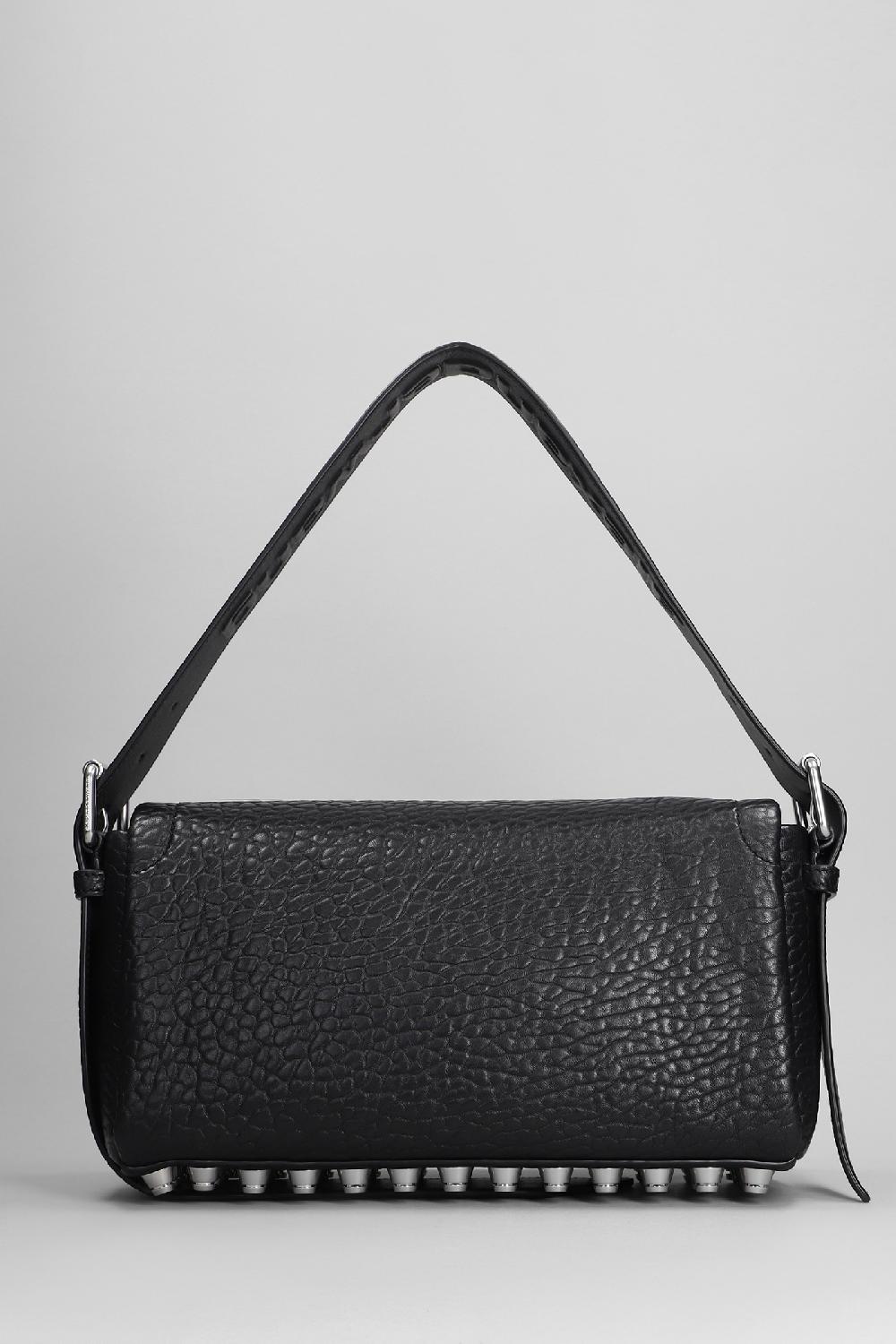Deliberti Alexander Wang Borsa A Spalla Medium Flap In Pelle Nera Cod. 401578 - Deliberti The Luxury Shopping