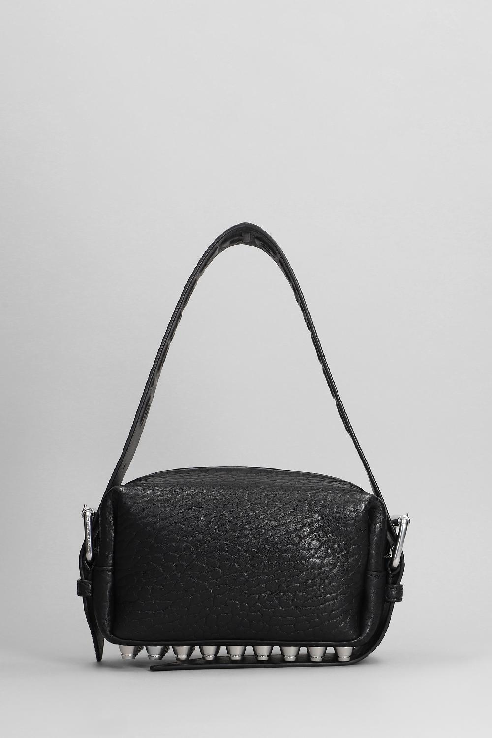 Deliberti Alexander Wang Borsa a spalla ricco in pelle nera cod. 401577 - Deliberti The Luxury Shopping