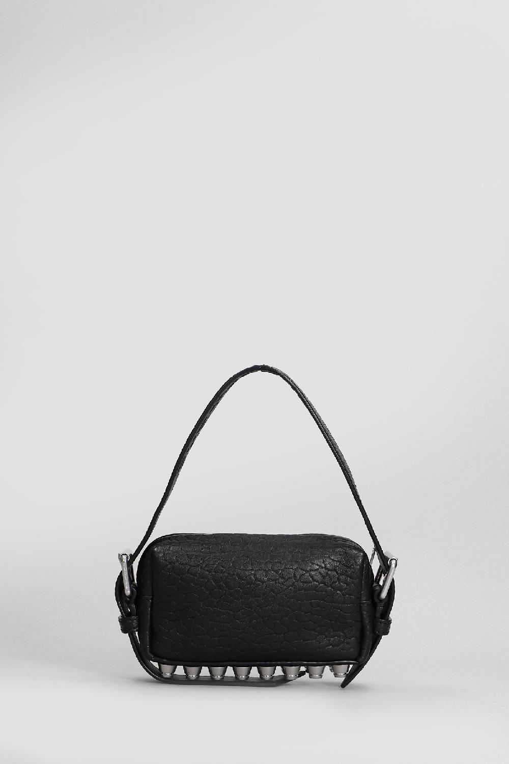 Deliberti Alexander Wang Borsa A Spalla Ricco Mini In Pelle Nera Cod. 408663 - Deliberti The Luxury Shopping