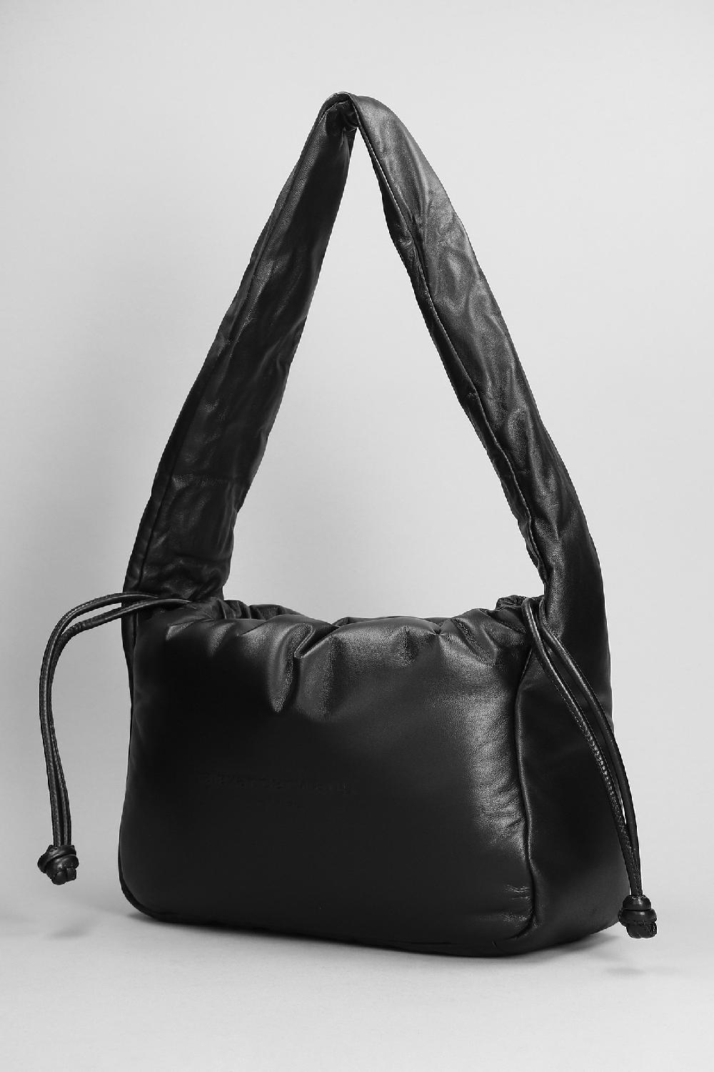 Deliberti Alexander Wang Borsa A Spalla Ryan Puff In Pelle Nera Cod. 384184 - Deliberti The Luxury Shopping