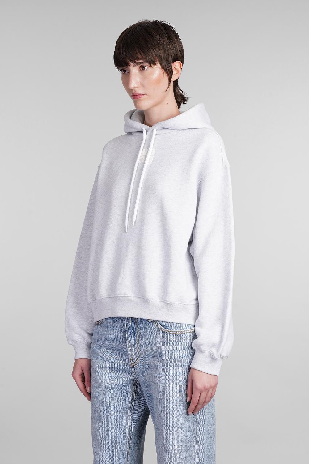 Deliberti Alexander Wang Felpa In Cotone Grigio Cod. 401752 - Deliberti The Luxury Shopping