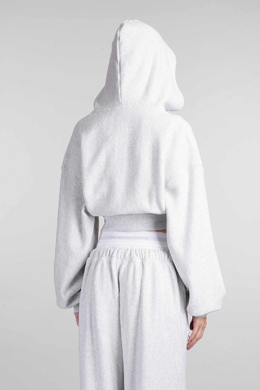 Deliberti Alexander Wang Felpa In Cotone Grigio Cod. 408603 - Deliberti The Luxury Shopping