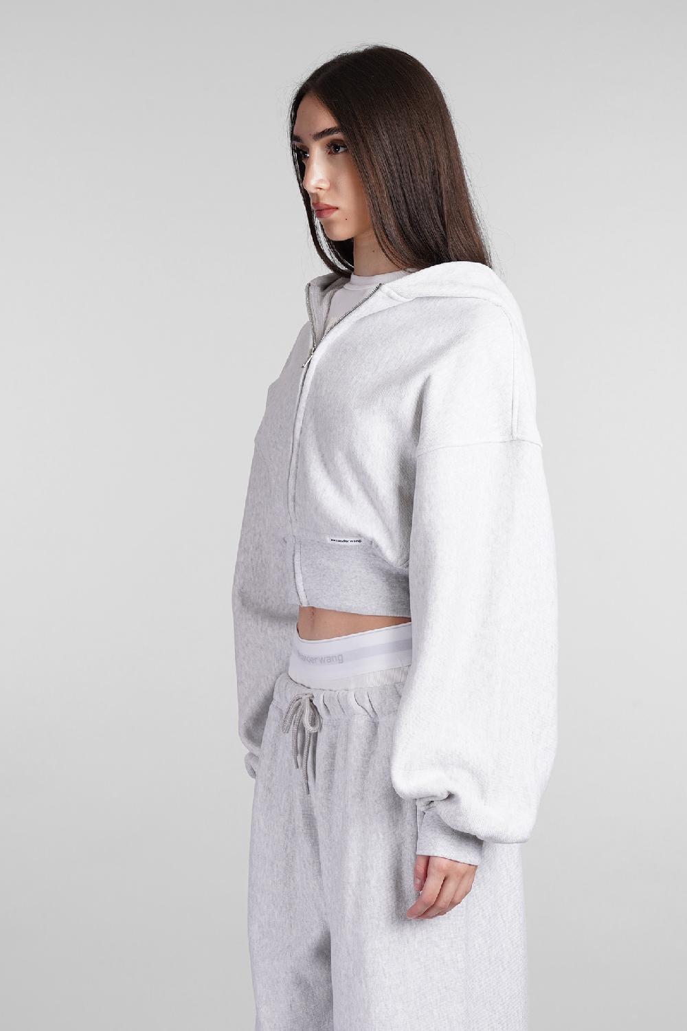 Deliberti Alexander Wang Felpa In Cotone Grigio Cod. 408603 - Deliberti The Luxury Shopping