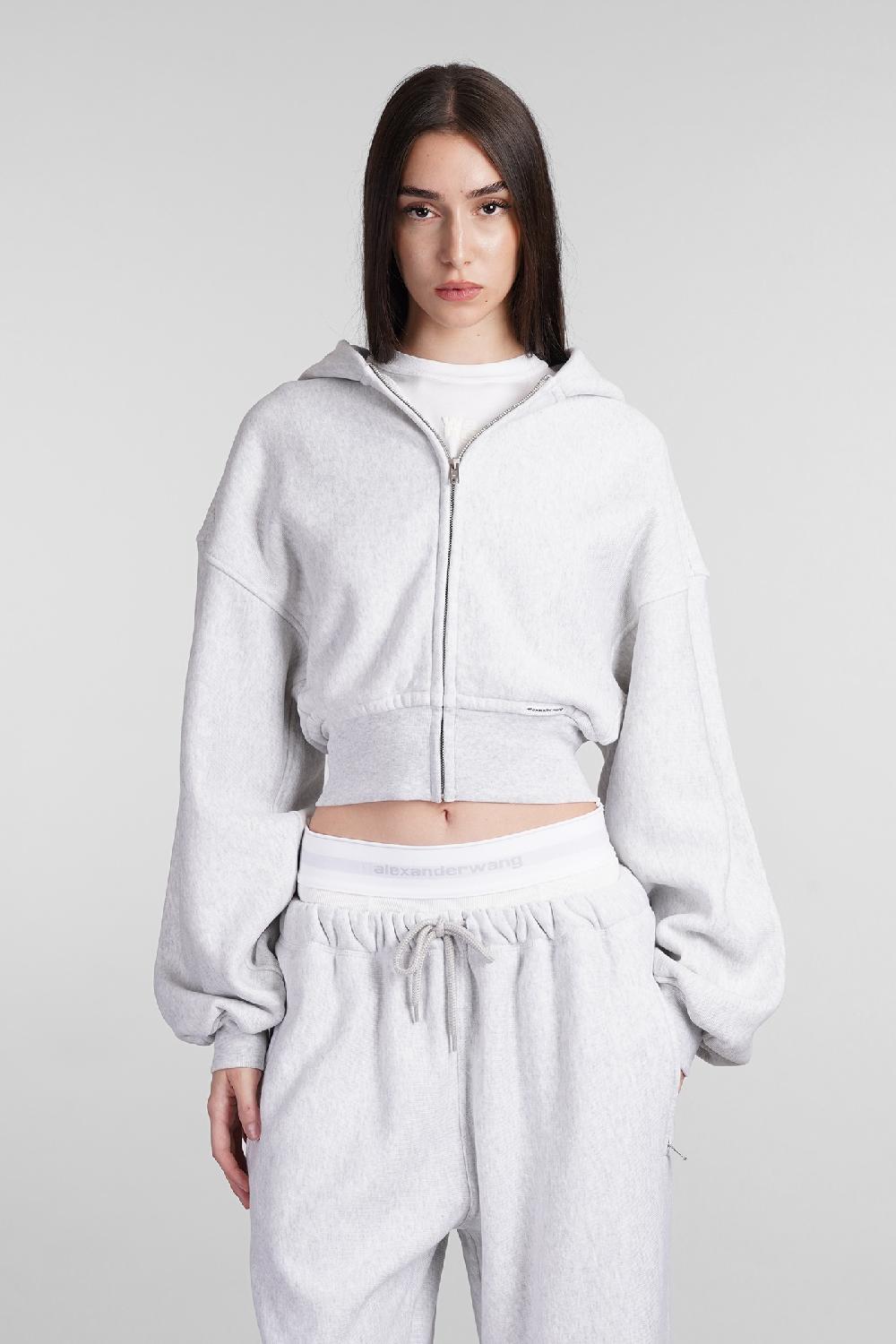 Deliberti Alexander Wang Felpa in cotone grigio cod. 408603 - Deliberti The Luxury Shopping