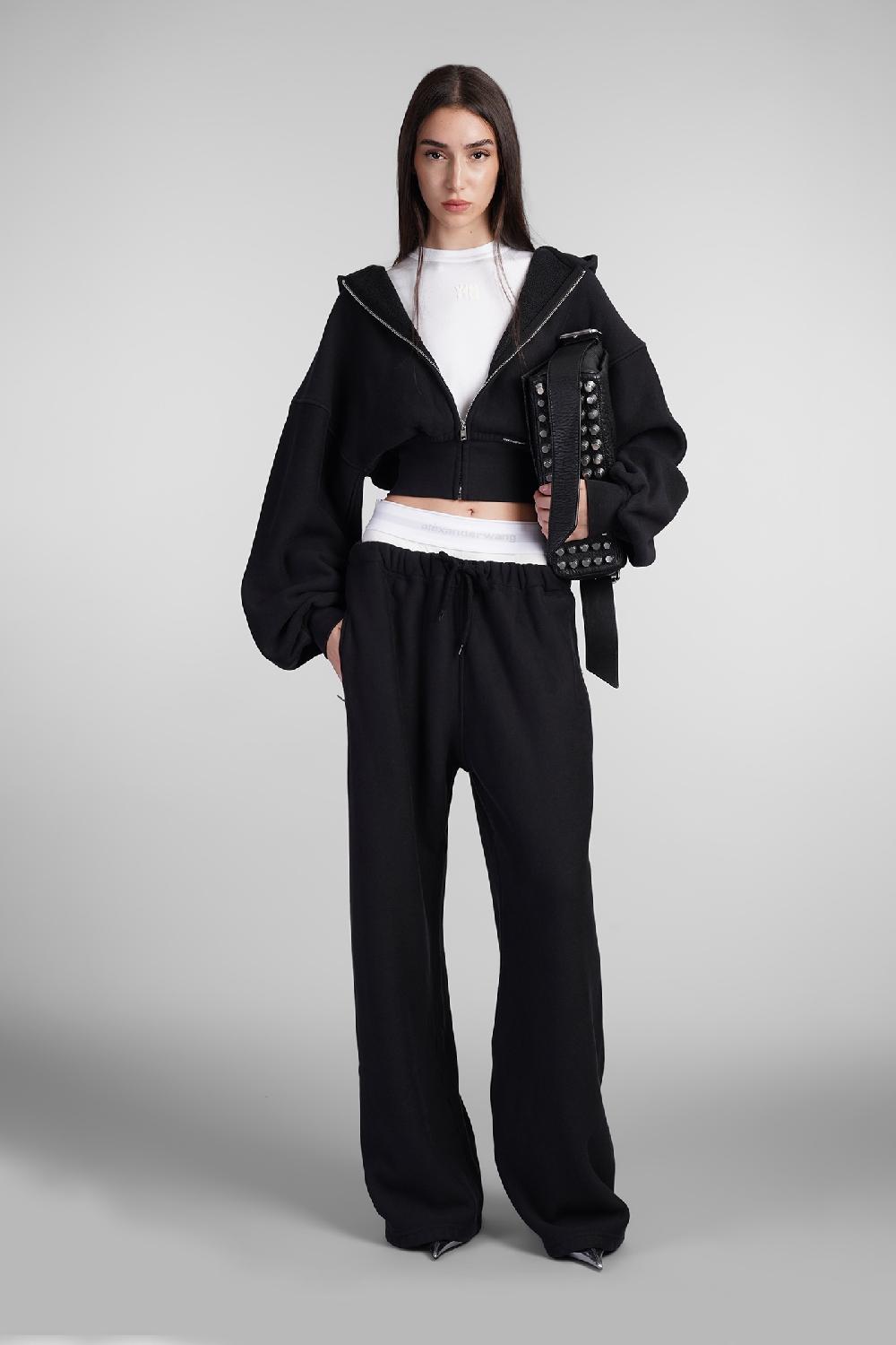 Deliberti Alexander Wang Felpa In Cotone Nero Cod. 408602 - Deliberti The Luxury Shopping