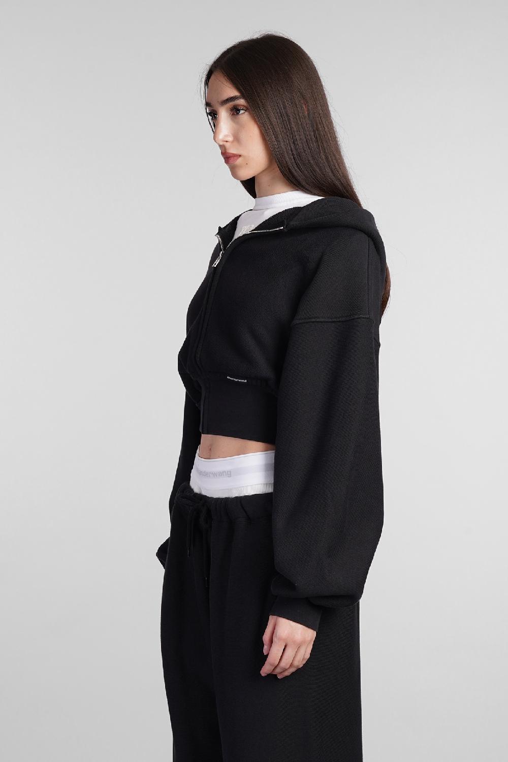 Deliberti Alexander Wang Felpa In Cotone Nero Cod. 408602 - Deliberti The Luxury Shopping