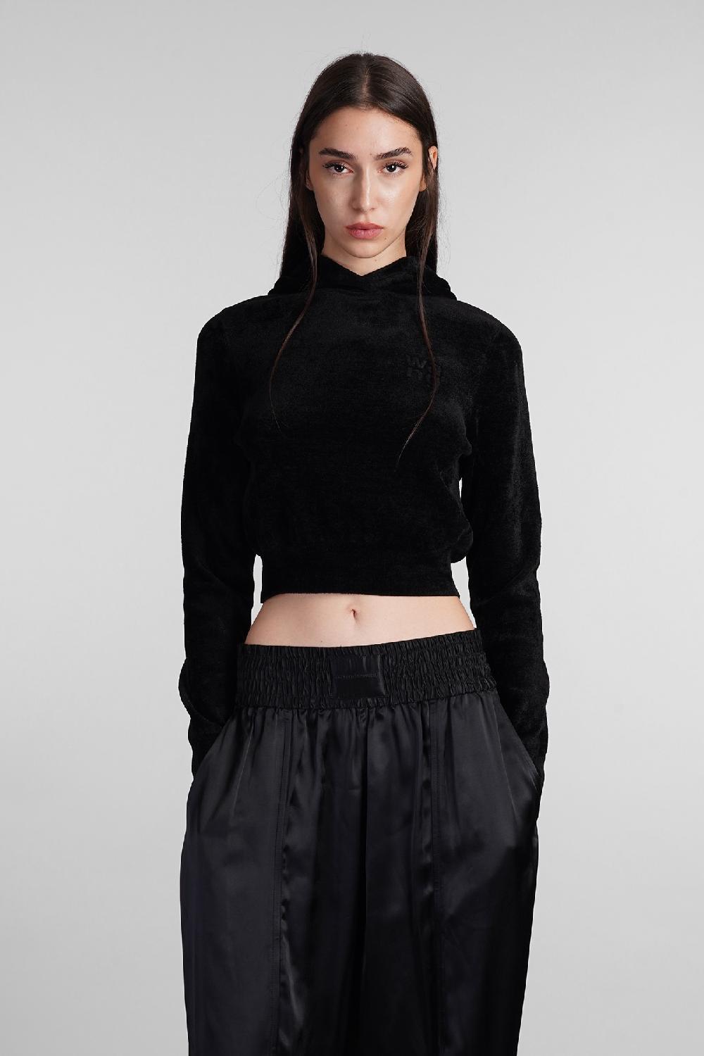 Deliberti Alexander Wang Felpa in cotone nero cod. 408607 - Deliberti The Luxury Shopping