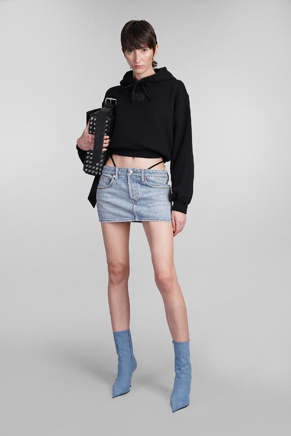 Deliberti Alexander Wang Gonna In Cotone Blu Cod. 401874 - Deliberti The Luxury Shopping