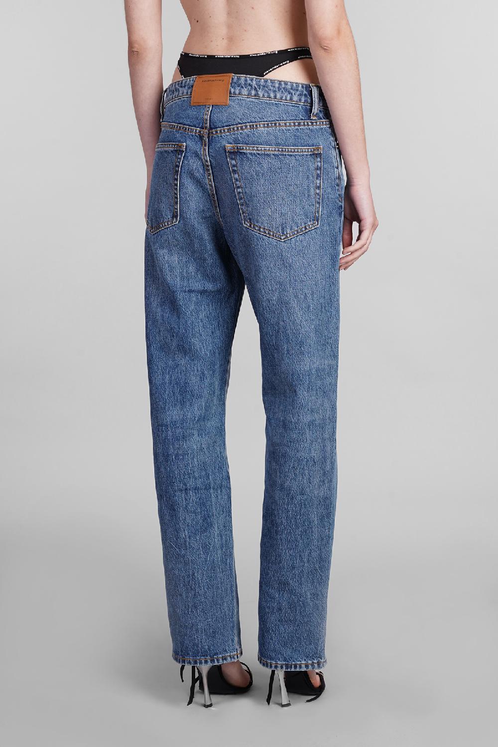 Deliberti Alexander Wang Jeans In Cotone Blu Cod. 401871 - Deliberti The Luxury Shopping