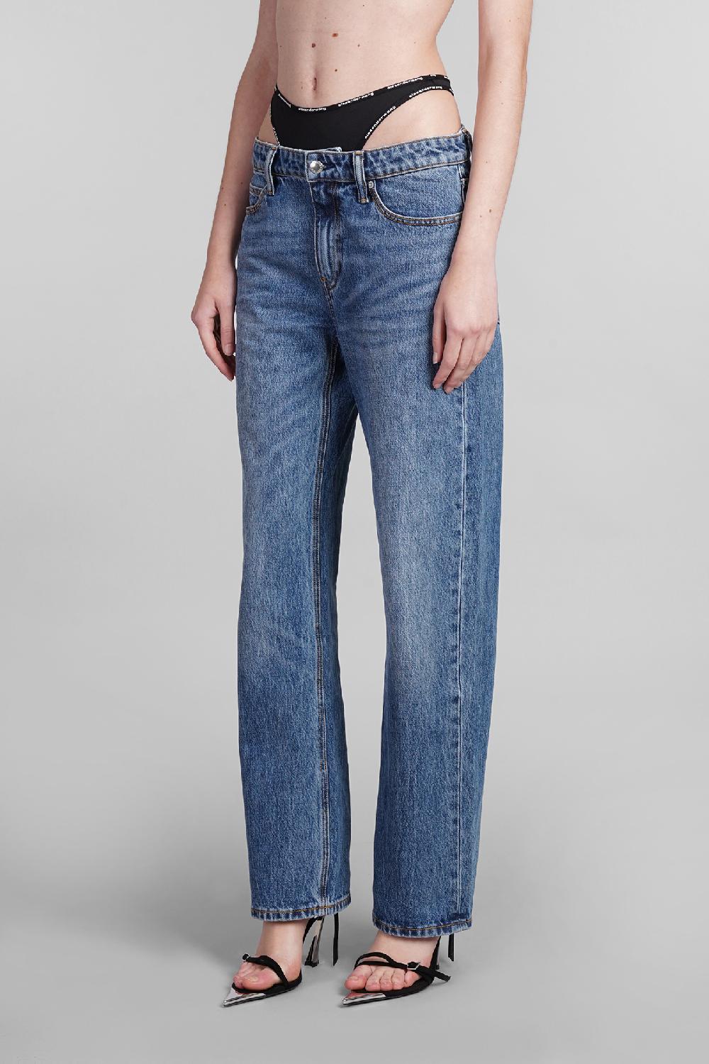 Deliberti Alexander Wang Jeans In Cotone Blu Cod. 401871 - Deliberti The Luxury Shopping