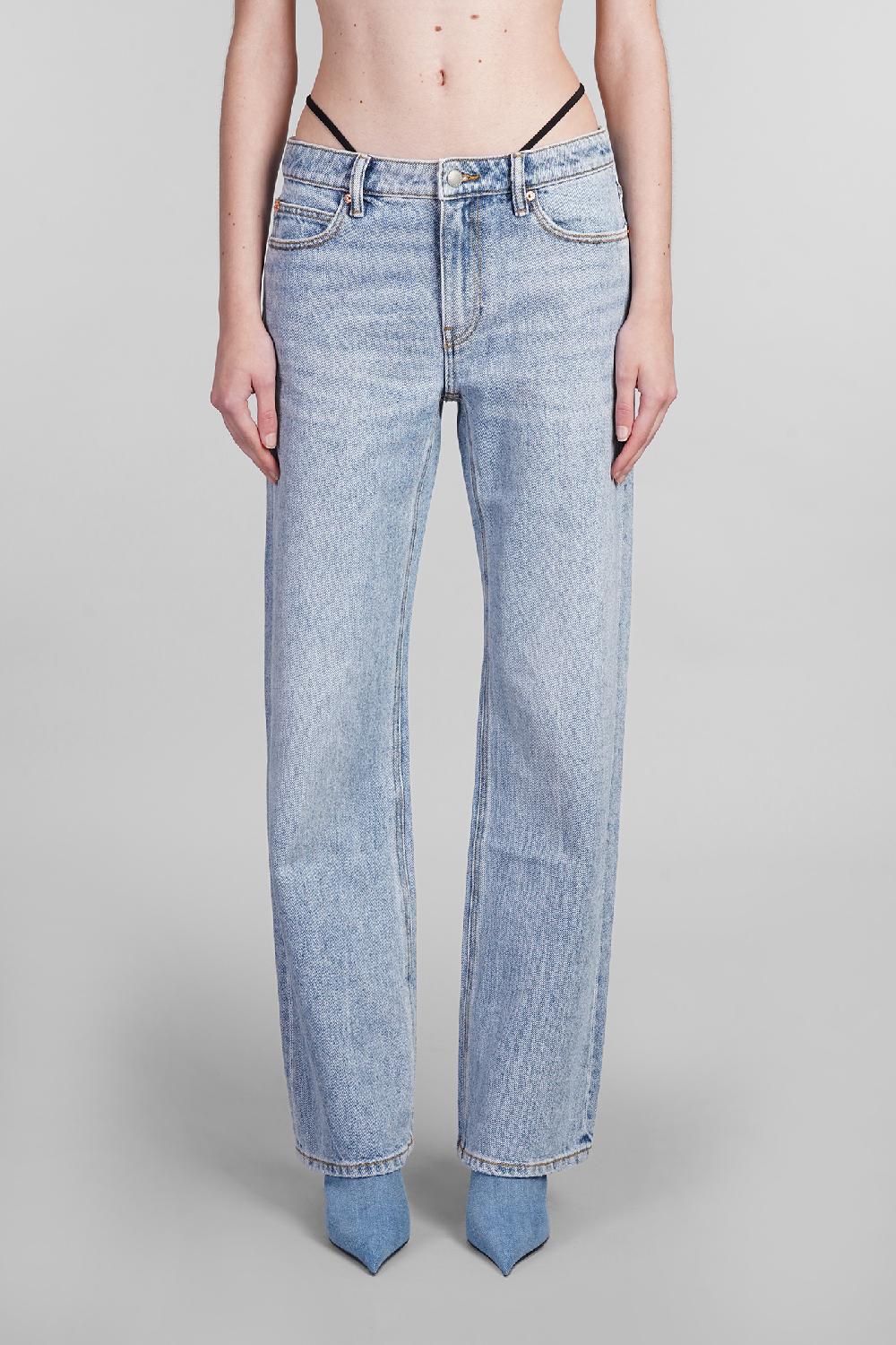 Deliberti Alexander Wang Jeans in cotone blu cod. 401873 - Deliberti The Luxury Shopping