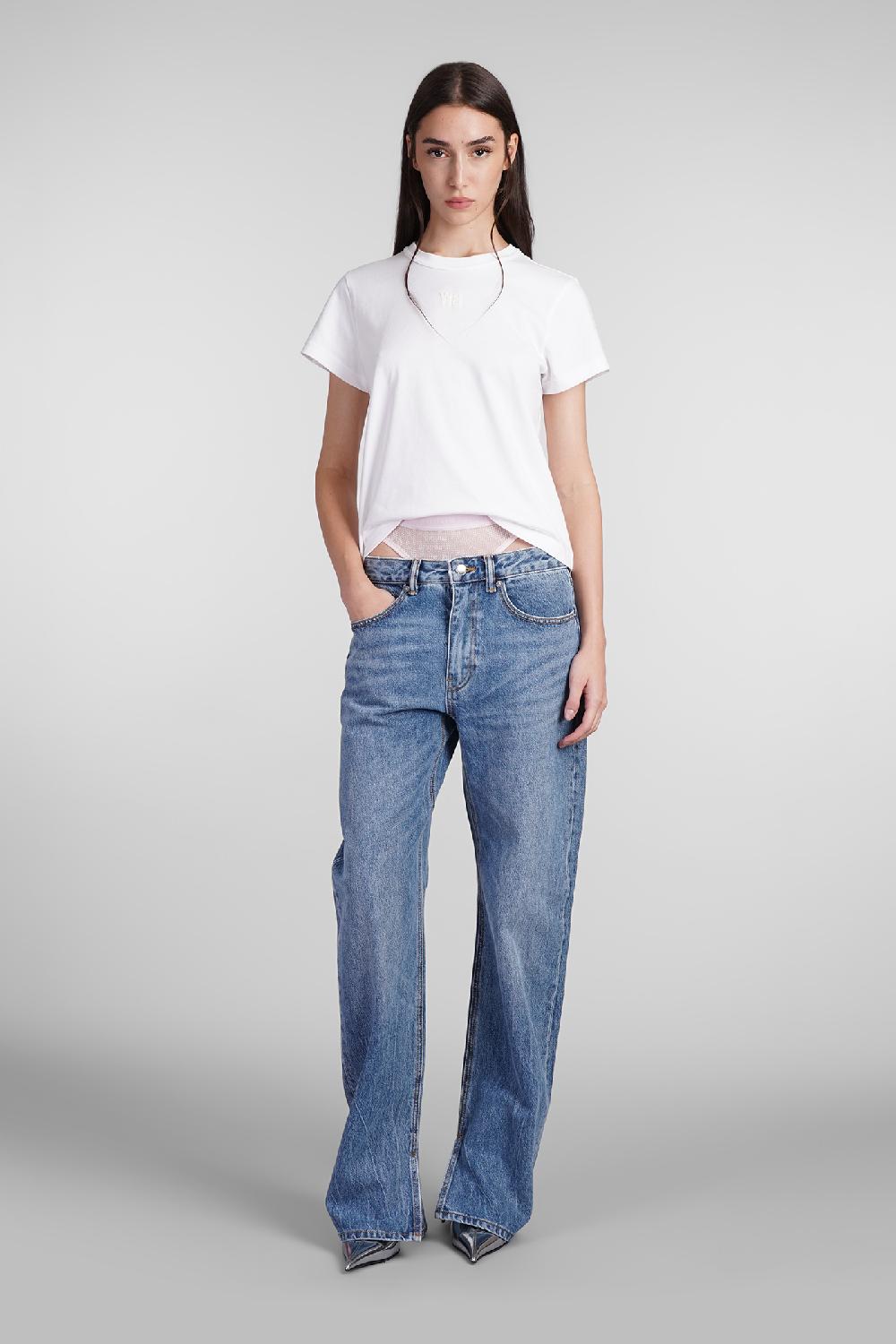 Deliberti Alexander Wang Jeans In Cotone Blu Cod. 408655 - Deliberti The Luxury Shopping