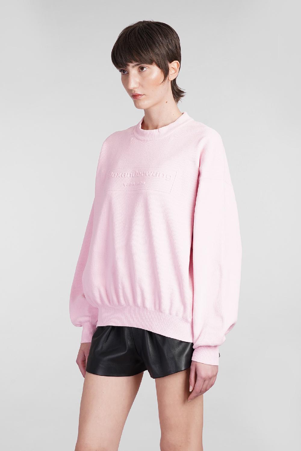 Deliberti Alexander Wang Maglia In Poliestere Rosa Cod. 401580 - Deliberti The Luxury Shopping