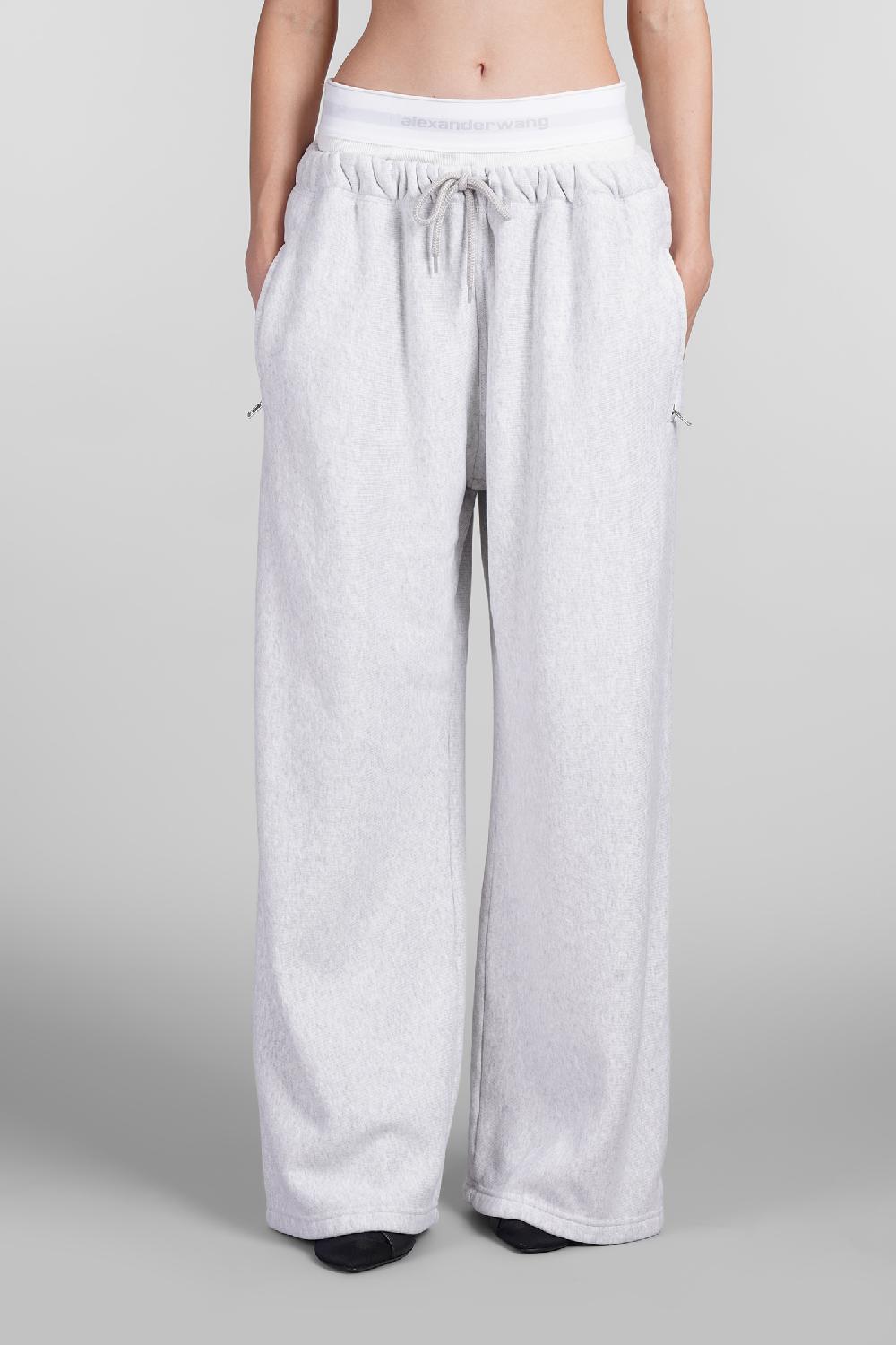 Deliberti Alexander Wang Pantalone in cotone grigio cod. 392045 - Deliberti The Luxury Shopping