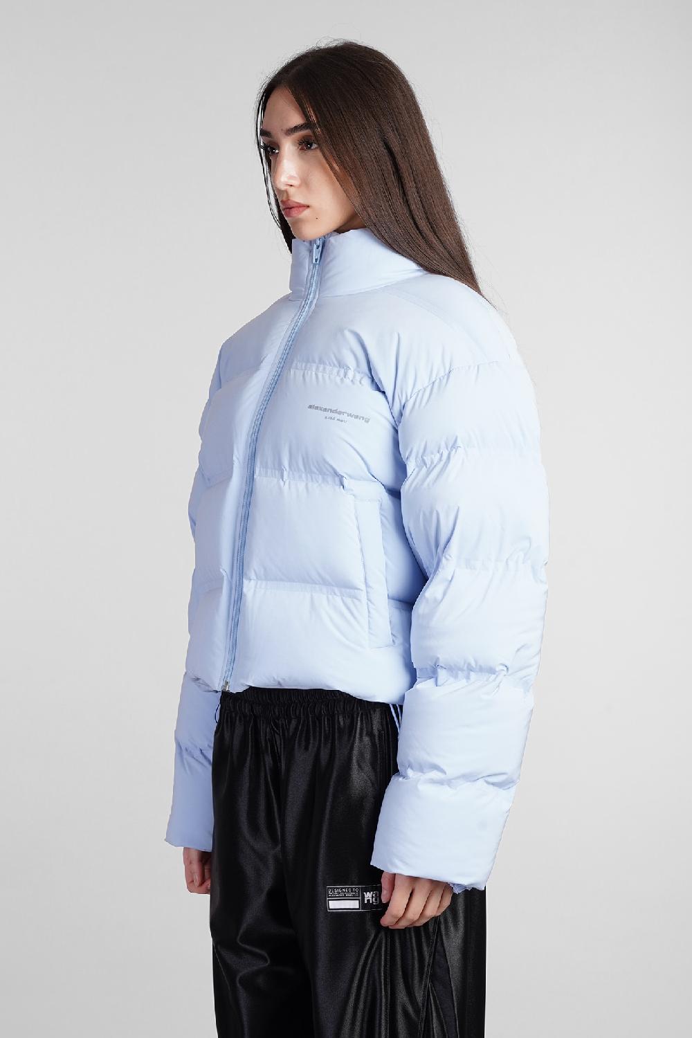 Deliberti Alexander Wang Piumino In Poliestere Celeste Cod. 408612 - Deliberti The Luxury Shopping