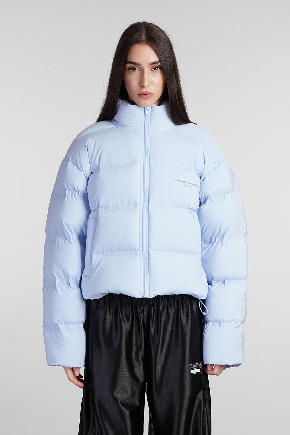 Deliberti Alexander Wang Piumino in poliestere celeste cod. 408612 - Deliberti The Luxury Shopping